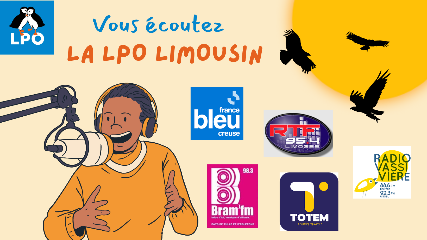 La LPO Limousin à la radio !