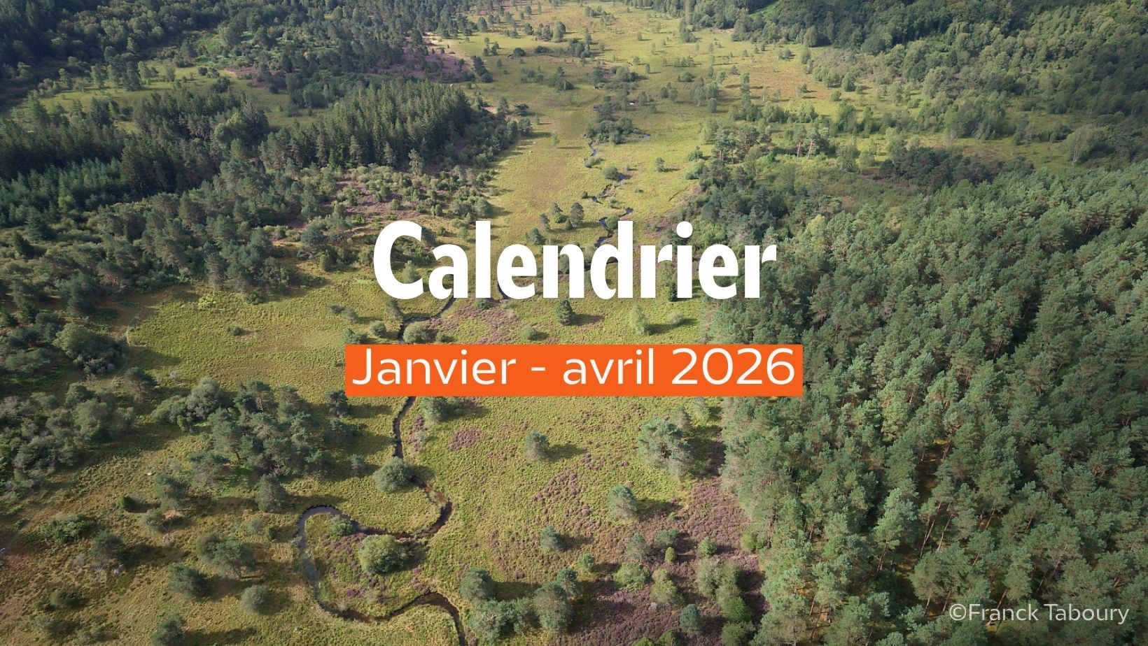 Calendrier Janvier - Avril 2026