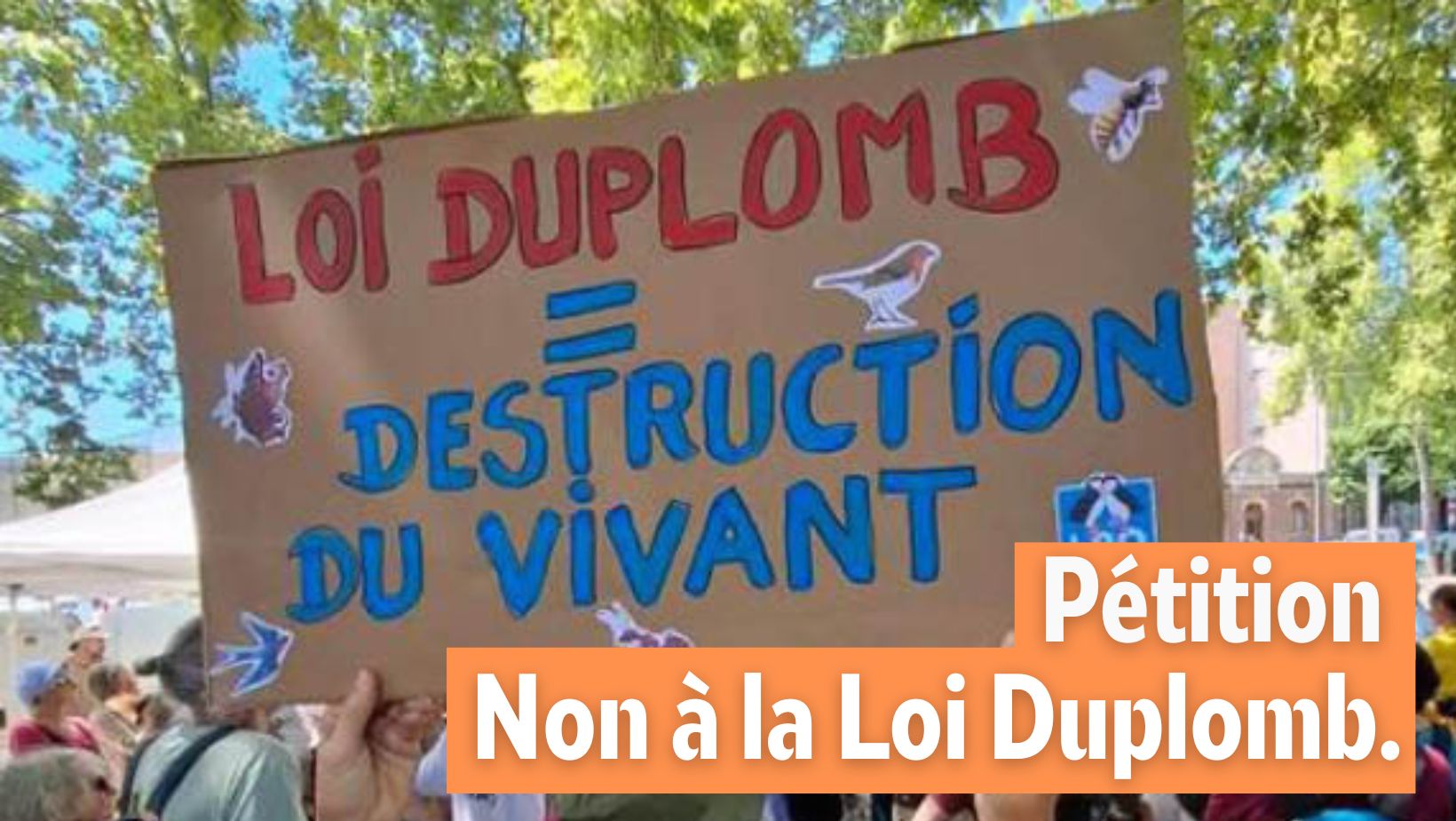 Pétition - Non à la Loi Duplomb — Pour la santé, la sécurité, l’intelligence collective.